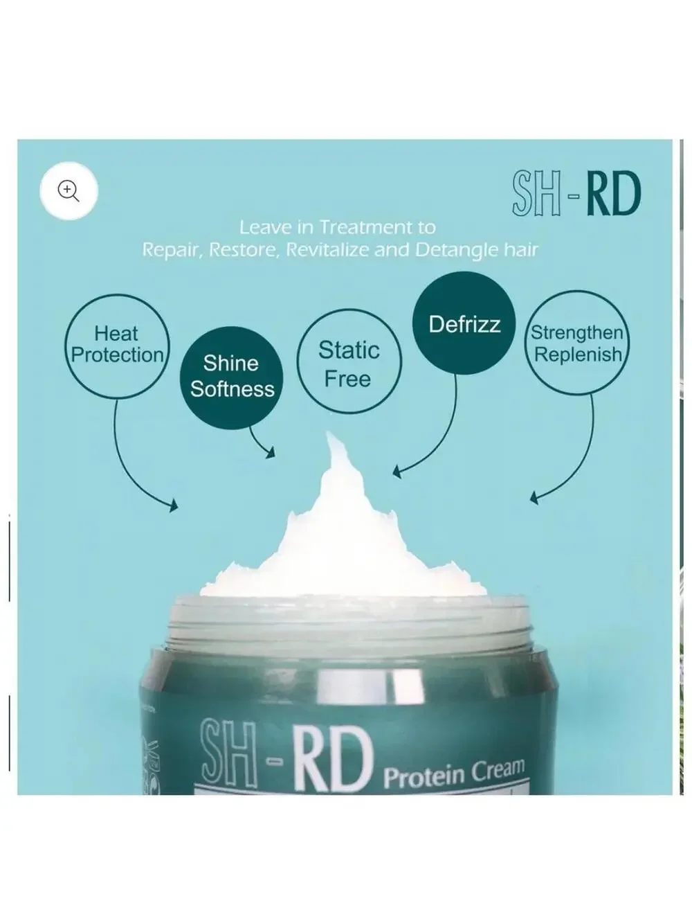 SH-RD Leave In Protein Cream For Hair 2.72 oz/80ml - NIB - Exp 2029